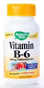 Vitamin b Vitamin B6 100 caps