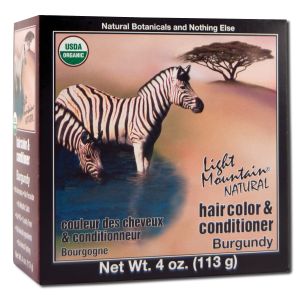 Natural Hair Color and Conditioner Burgundy