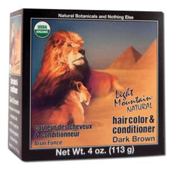 Natural Hair Color and Conditioner Dark Brown