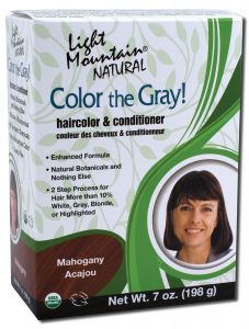Color the Gray Natural Haircolor and Conditioner Mahogany