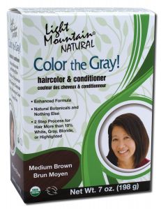 Color the Gray Natural Haircolor and Conditioner Medium Brown