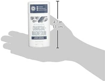 Schmidt's Deodorant Stick Charcoal + Magnesium 3.25 oz (Pack of 2) - Free of Aluminum, Vegan, Natural and Cruelty-Free