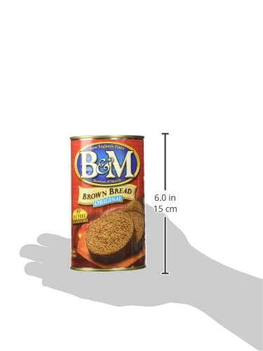 B&M Bread Plain Brown, 16-Ounce (Pack of 6)