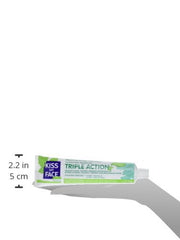 Kiss My Face Triple Action Gel Fluoride Free Toothpaste, 4.5 Ounce, 3 Count