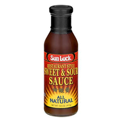 Sun Luck Sauce, Sweet and Sour, 14.5-Ounce Glass (Pack of 6)