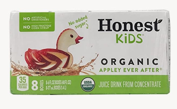 Honest Kids Organic Apple Juice Drink - 8pk/6 Fl Oz Box (Pack of 2)