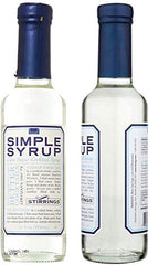 Stirrings Pure Cane Simple Syrup Cocktail Mixer - Excellent Flavoring for Coffee, Tea, and Baking | Pack of (3) | Pure, Natural, and Free of Harmful Preservatives