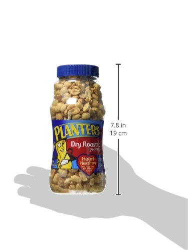 PLANTERS PEANUTS DRY ROASTED SALTED 16 OZ