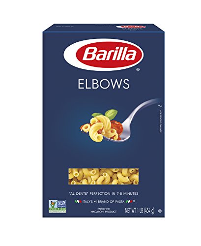 Barilla Pasta, Elbows, 16 Ounce (Pack of 6)
