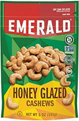 Emerald Honey Glazed Cashews 5 Ounce ( 2 Pack)