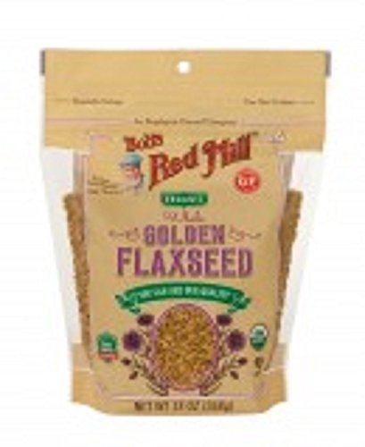 Bob's Red Mill Resealable Organic Whole Golden Flaxseed, 13 Ounce (Pack of 6)