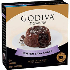 Godiva Molten Lava Cakes Baking Mix - 10.4oz (Pack of 2)