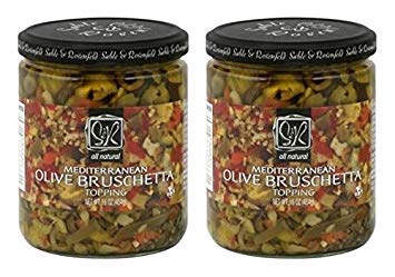 Sable and Rosenfeld Mediterranean Olive Bruschetta, 16 Ounce (Pack of 2)