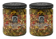 Sable and Rosenfeld Mediterranean Olive Bruschetta, 16 Ounce (Pack of 2)