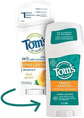 Tom's of Maine Long-Lasting Care Deodorant Stick, Apricot - 2.25 oz - 2 pk