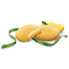 Matilde Vicenzi Grisbi Lemon Shortcrust Cookies - Fresh Baked Cream Filled Vanilla Patisserie Pastry Cookie - Kosher, Dairy Gourmet Creme-Filled Shortbread Biscuit Made in Italy, 150g, 4 Pack