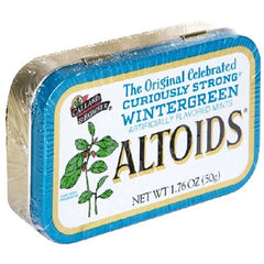 2 Tins Altoids Wintergreen Mints 1.76 Ounce/Tin