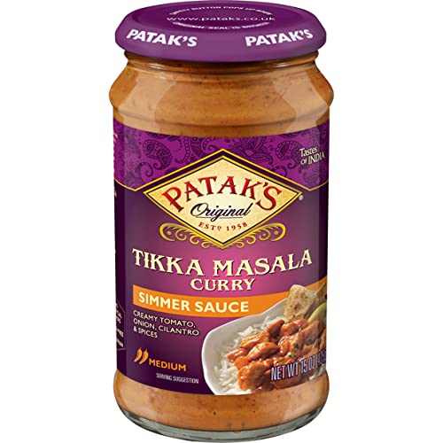 Pataks 2-15 Oz Origial Simmer Sauce Tikka Masala Curry, 30 Oz