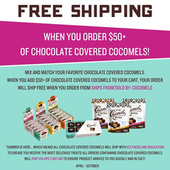 Chocolate Covered Cocomel Bites Sea Salt, 3.5oz (Pack of 6)