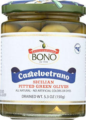 Bono Castelvetrano Pitted Sicilian Green Olives 5.3 ounces