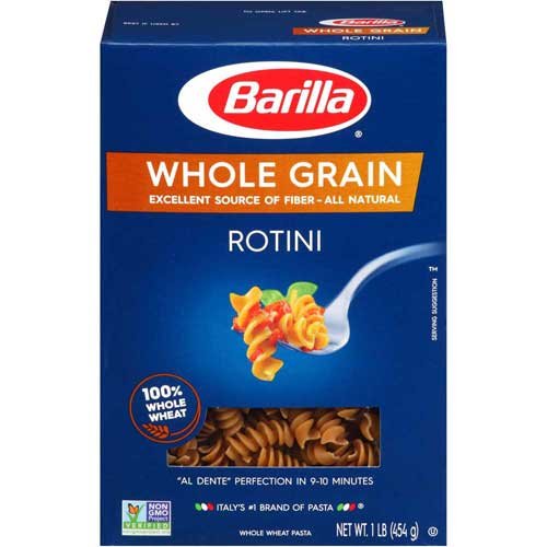 Barilla Whole Grain Rotini, 16 Ounce -- 8 per case.