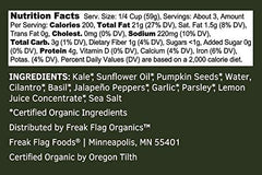 Freak Flag Organics | Kale Pesto Set | USDA Certified Organic, Non-GMO, Vegan, Gluten Free, Dairy Free & Nut Free | For Toppings, Pasta, Pizza, Appetizers, Dipping & Snacking | Pack of 3