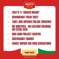 Mutti Cherry Tomatoes (Ciliegini), 14 oz. | 6 Pack | Italy’s #1 Brand of Tomatoes | Fresh Taste for Cooking | Canned Tomatoes | Vegan Friendly & Gluten Free | No Additives or Preservatives