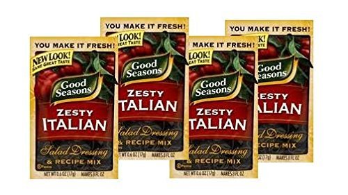 Good Seasons Zezty Italian Salad Dressing Mix (Pack of 4) .6 oz Packets