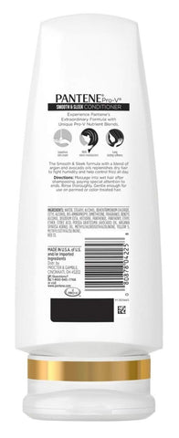 Pantene Pro-V Conditioner, Smooth & Sleek with Argan Oil, 12 Ounce