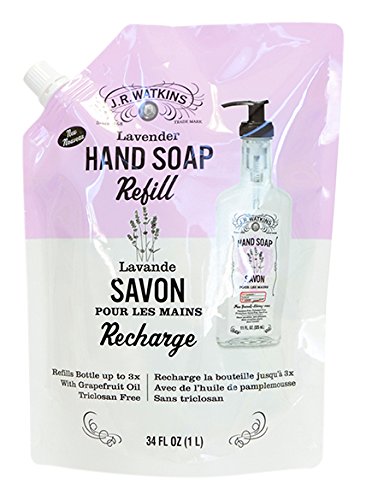 J.r. Watkins Lavender Refill Liquid Hand Soaps, 34 Oz