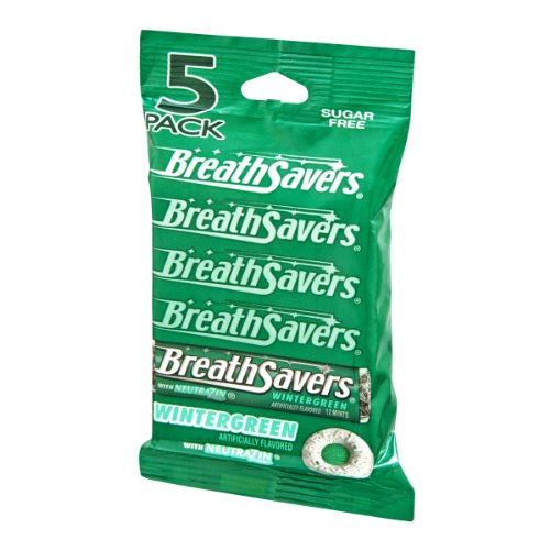 BreathSavers Wintergreen Sugar Free Mints- 5 PK