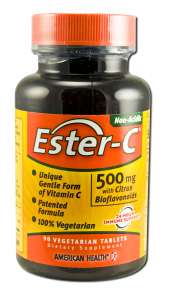 Ester-c Ester-C 500 mg Vegetarian Tablets with Citrus Bioflavonoids 90 tabs