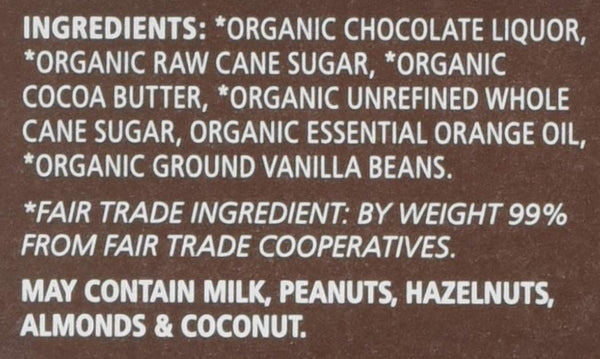 Equal Exchange Organic Orange Chocolate, 12 Count