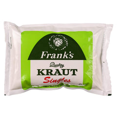 Franks Kraut - Single Serve - Kosher - 1.5 Ounce - Case of 18