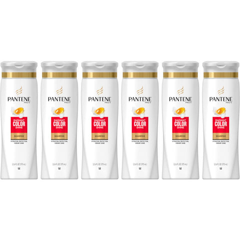 Pantene Pro-V Radiant Color Shine Shampoo 12.6 oz (Pack of 6)