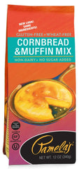 Pamela's Gluten Free Cornbread and Muffin Mix, 12 oz (Pack of 3)