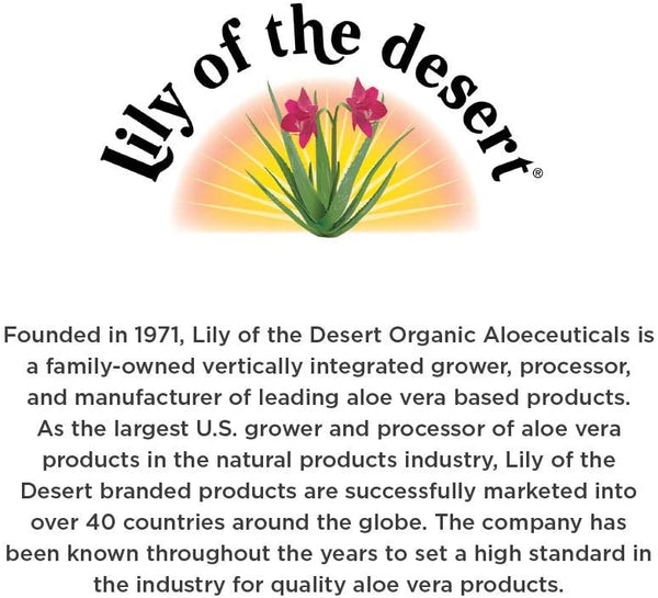 Lily of The Desert Aloe Vera Gel 16 oz (Pack of 2)