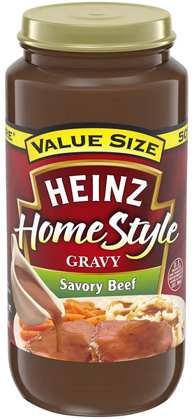 Heinz Value Size Homestyle Savory Beef Gravy (3 Pack, Total of 54oz)