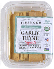 Firehook, Garlic Thyme Mediterranean Crackers (4 pack)