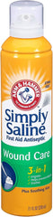 Simply Saline Wound Wash 3-in-1 Spray - 7.1 oz, Pack of 4