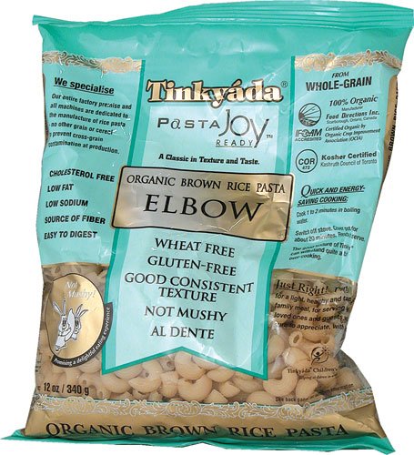 Tinkyada Organic Brown Rice Pasta Elbows Gluten Free -- 3 pack of 12 oz