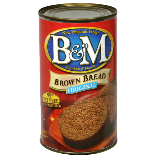 B&M Bread Plain Brown, 16-Ounce (Pack of 6)
