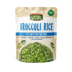 Nature's Earthly Choice Paleo, Keto Broccoli Rice, 8.5oz Pack of 6