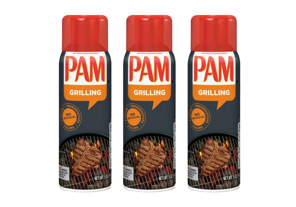 PAM Grilling No-Stick Cooking Spray, 5 oz, 3 pk