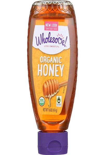 Wholesome, Honey Amber Squeeze Organic, 16 Ounce