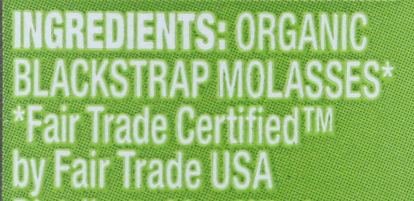 Wholesome Sweeteners Organic Blackstrap Molasses, Unsulphured (Pack of 4)