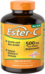 Ester-C 500 mg with Citrus Bio, 240 cap (Pack of 2)