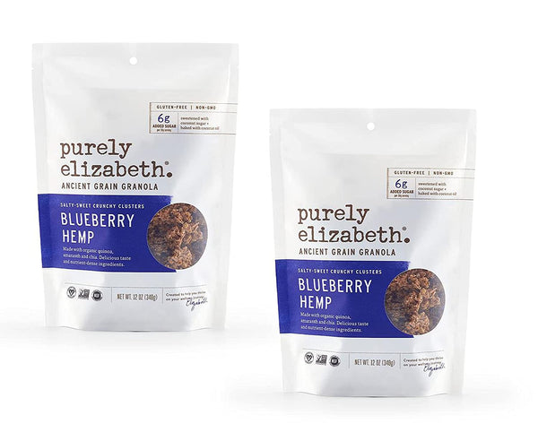 Purely Elizabeth Ancient Grain Granola Gluten Free Blueberry -- 12 oz - 2 pc