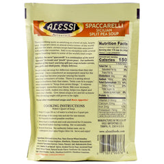 Alessi Split Pea Soup- 6 oz, 6 pk