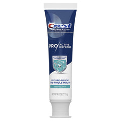 Crest Pro-Health Pro|Active Defense Deep Clean Toothpaste, 4.0 oz, Pack of 3